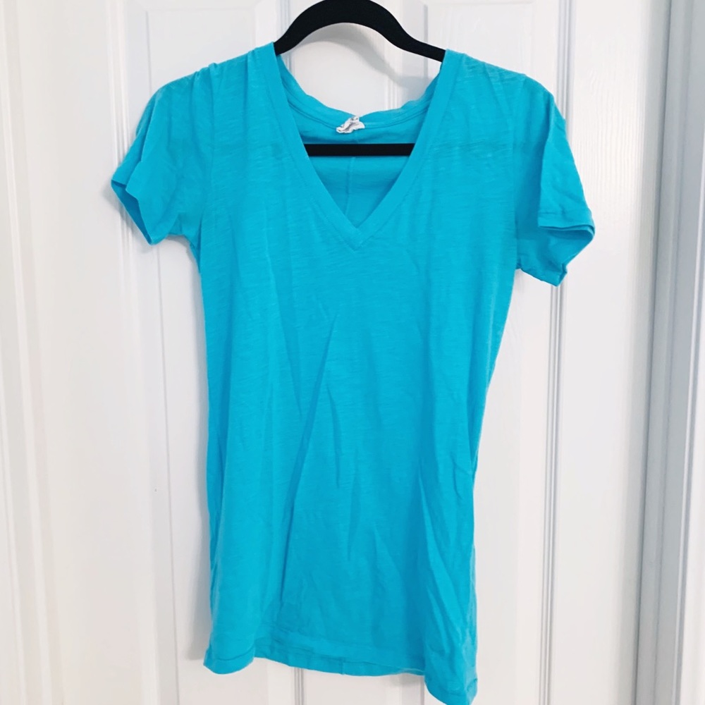 Pink Victoria Secret Blue Tee size small